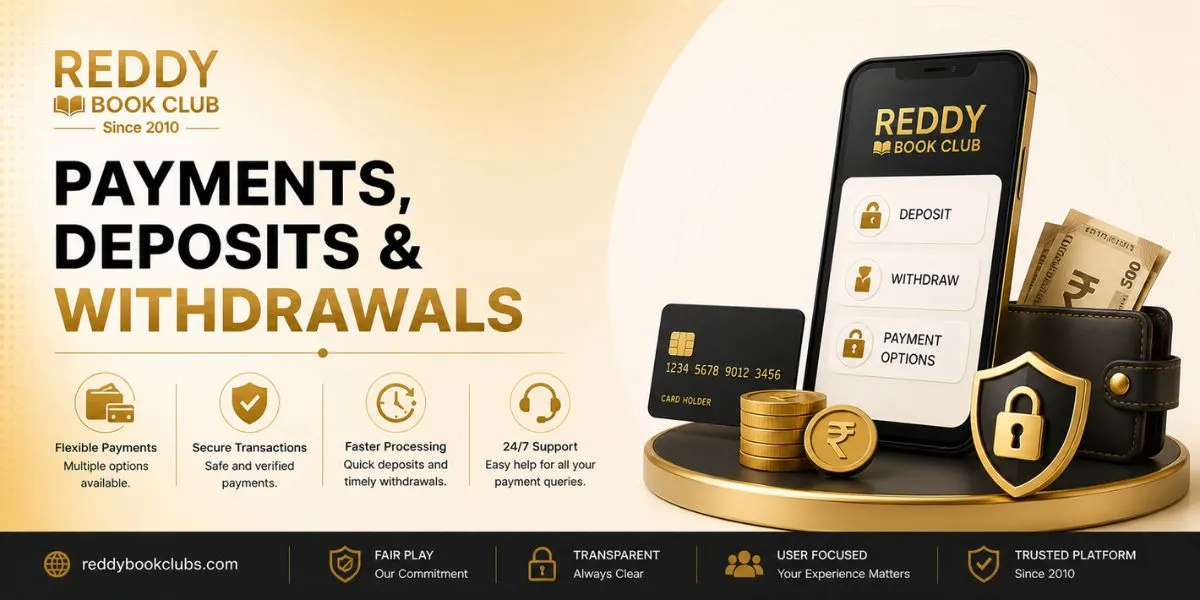 Payments deposits and withdrawals