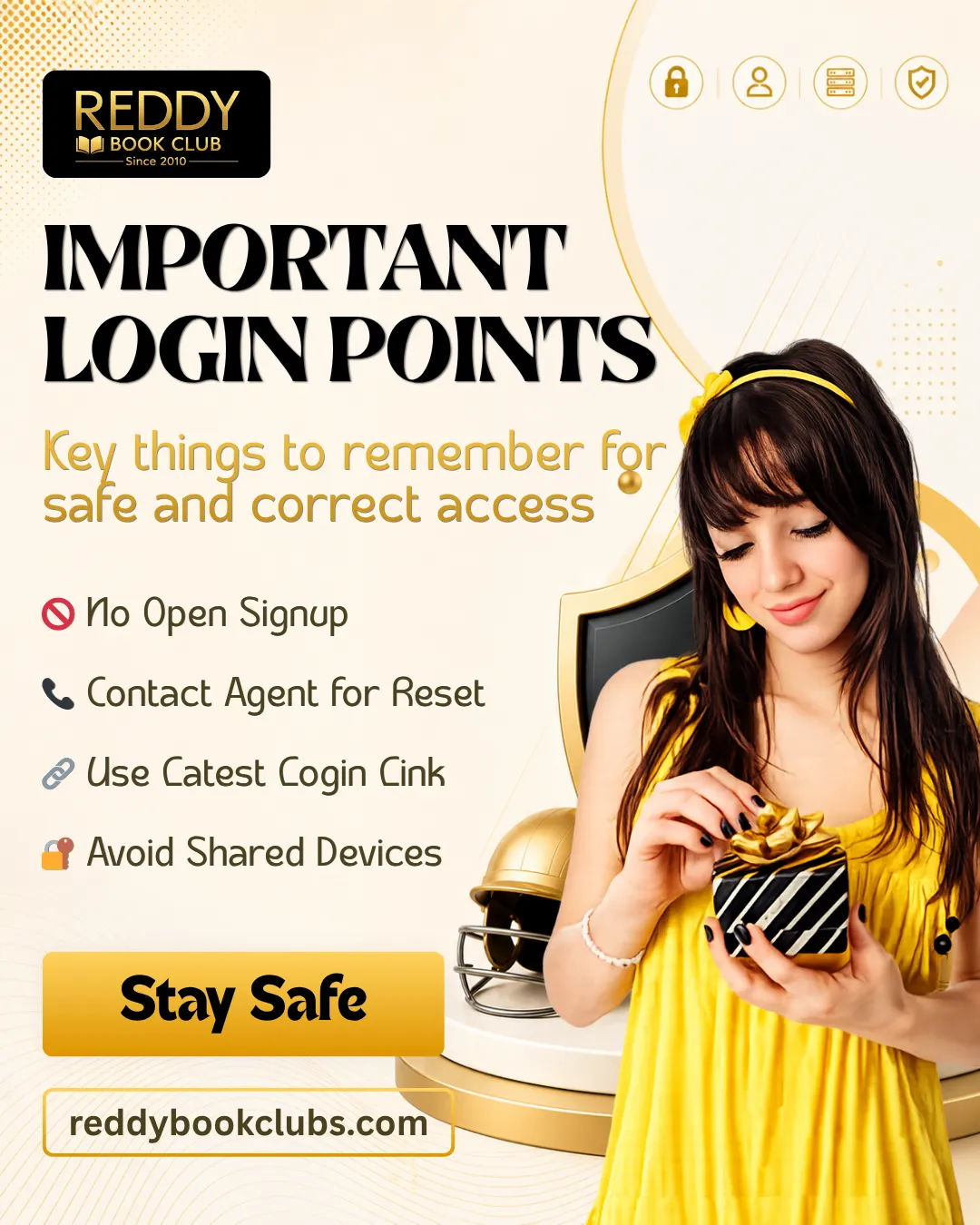 Important login points to remember