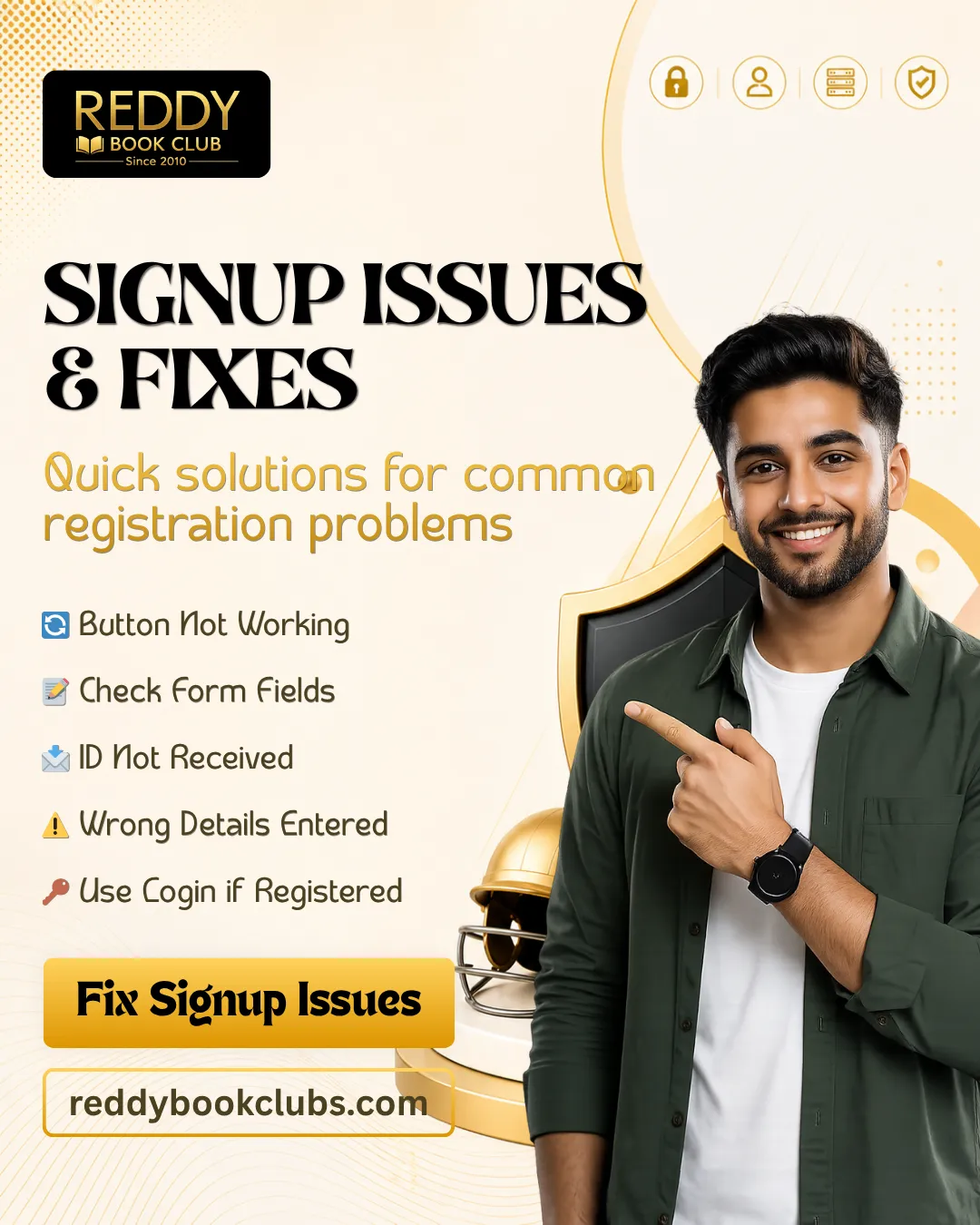 Common registration problems and fixes