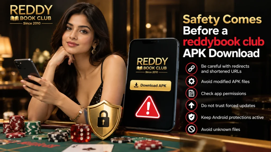 Safety Comes Before a reddybook club APK Download